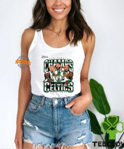 Boston Celtics Fanatics 2024 NBA Finals Champions Pull Up Jumper Caricature T Shirt