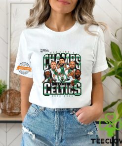 Boston Celtics Fanatics 2024 NBA Finals Champions Pull Up Jumper Caricature T Shirt