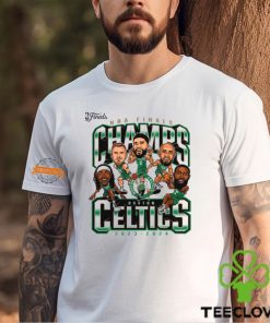 Boston Celtics Fanatics 2024 NBA Finals Champions Pull Up Jumper Caricature T Shirt