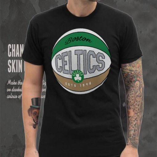 Boston Celtics Fanatics Branded Hard Color Graphic Crew Shirt