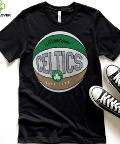 Boston Celtics Fanatics Branded Hard Color Graphic Crew Shirt