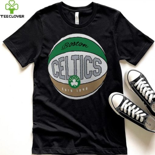 Boston Celtics Fanatics Branded Hard Color Graphic Crew Shirt