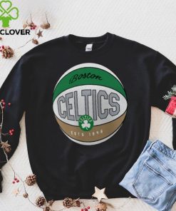 Boston Celtics Fanatics Branded Hard Color Graphic Crew Shirt