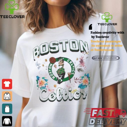 Boston Celtics Flowers Team Logo Shirt