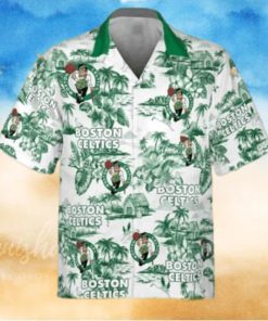 Boston Celtics Funny Hawaiian Shirt Island Pattern Gift For Beach Trip