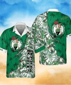 Boston Celtics Funny Hawaiian Shirt Tropical Flowers Summer Holiday Gift