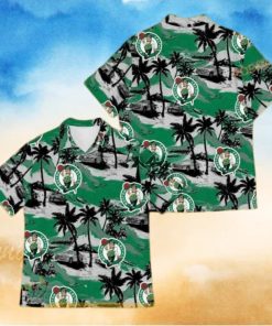 Boston Celtics Funny Hawaiian Shirt Tropical Patterns Aloha Shirt