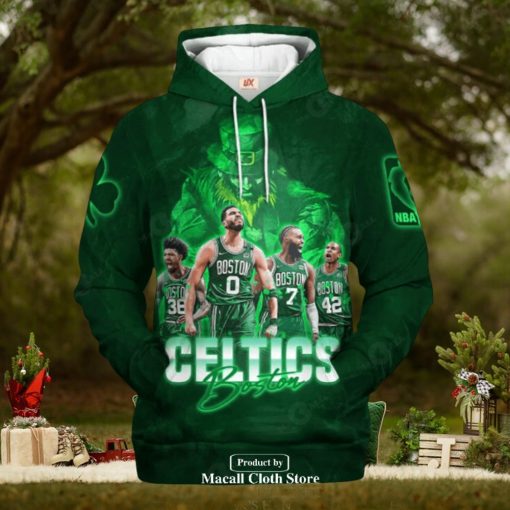 Boston Celtics Green Jogger Design Hoodie Sweathoodie, sweater, longsleeve, shirt v-neck, t-shirt 3D