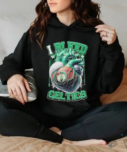 Boston Celtics I Bleed Celtics Basketball Fan Forever T Shirt