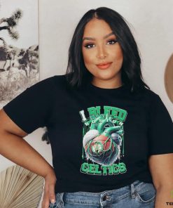 Boston Celtics I Bleed Celtics Basketball Fan Forever T Shirt