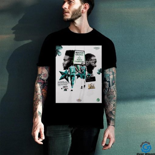 Boston Celtics Jaylen Brown 2024 World Champions NBA Finals shirt