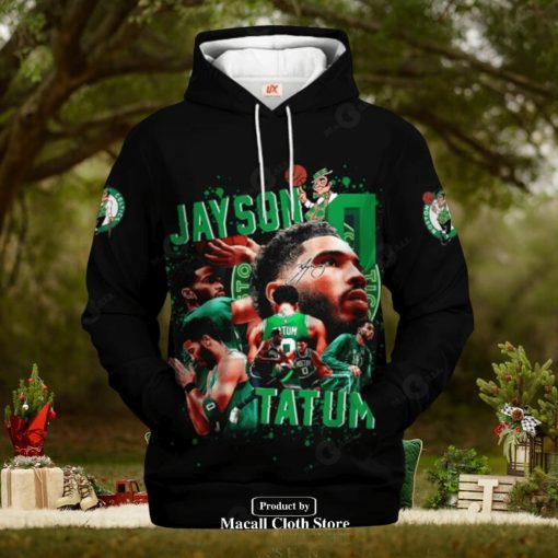 Boston Celtics Jayson Tatum Black New Style Jogger Hoodie Sweathoodie, sweater, longsleeve, shirt v-neck, t-shirt 3D