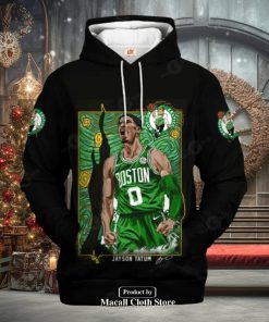 Boston Celtics Jayson Tatum Black Style Jogger Hoodie Sweathoodie, sweater, longsleeve, shirt v-neck, t-shirt 3D