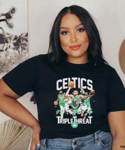 Boston Celtics Jrue Holiday Jayson Tatum Jaylen Brown The Triple Threat T Shirt