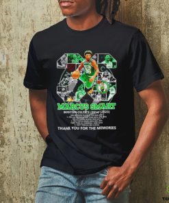 Boston Celtics Marcus Smart 2014 2023 signature thank you for the memories shirt