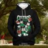 Boston Celtics 2023 NBA Playoffs Mantra Green Hoodie Sweatshirt 3D