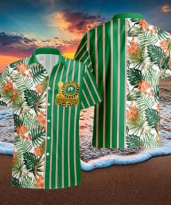 Boston Celtics NBA Champions Pattern Print Hawaiian Set