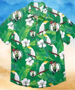 Boston Celtics NBA Mens Floral Hawaiian Shirt