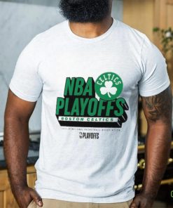 Boston Celtics NBA Play Off Participant Defensive Stance T Shirt