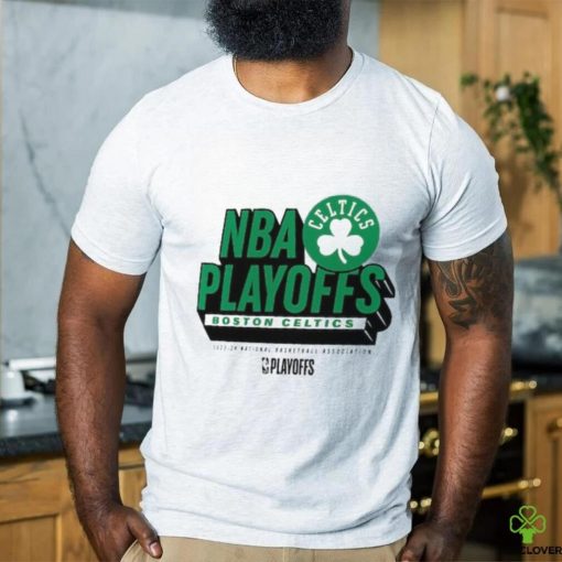 Boston Celtics NBA Play Off Participant Defensive Stance T Shirt