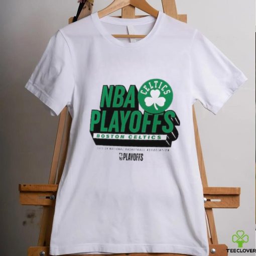 Boston Celtics NBA Play Off Participant Defensive Stance T Shirt