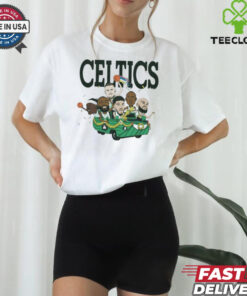 Boston Celtics NBA Six Pack 2024 Caricature Graphic t shirt
