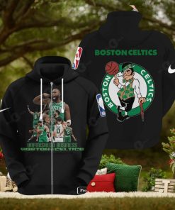 Boston Celtics NBA Unfinishedo Business 2023 Black Hoodie Sweatshirt 3D