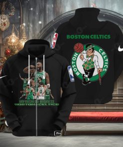 Boston Celtics NBA Unfinishedo Business 2023 Black Hoodie Sweathoodie, sweater, longsleeve, shirt v-neck, t-shirt 3D