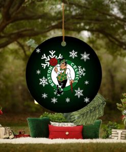 Boston Celtics NBA Xmas Gifts Merry Christmas Decorations Ornament