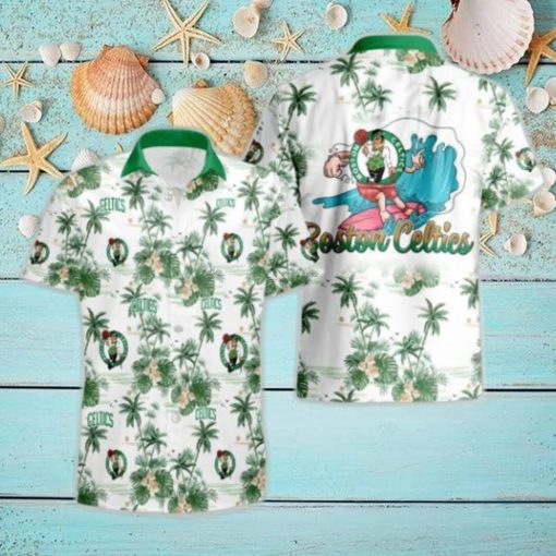 Boston Celtics National Basketball Association All Over Print Hawaiian Set