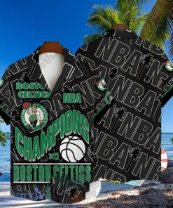 Boston Celtics National Basketball Association Hawaiian Shirt