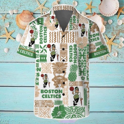 Boston Celtics National Basketball Association NBA Fans Hawaiian Shirt And Shorts