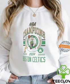 Boston Celtics New Era 2024 NBA Finals Champions Victory Chrome T Shirt