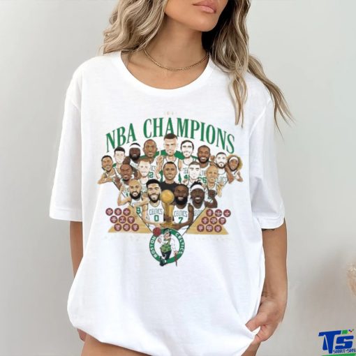 Boston Celtics Parade Luke Kornet 2024 Champions Banner Eighteen Shirt