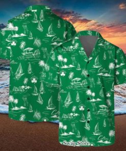 Boston Celtics Team Logo Beach Vibes Pattern Hawaiian Set