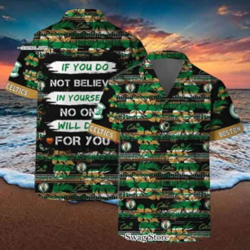 Boston Celtics Team Logo Pattern Vintage Hawaiian Set