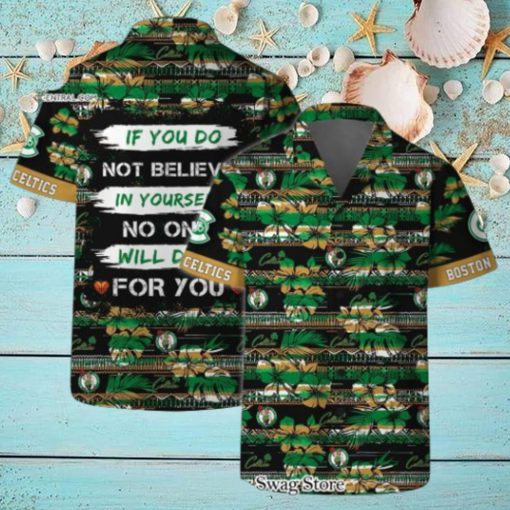 Boston Celtics Team Logo Pattern Vintage Hawaiian Set