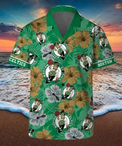 Boston Celtics Team NBA Hawaii Set Hawaiian Shirt And Beach Short For Fans