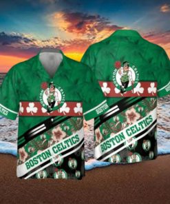Boston Celtics Tree Hawaii Pattern Cute Print Hawaiian Set