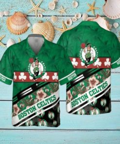Boston Celtics Tree Hawaii Pattern Cute Print Hawaiian Set