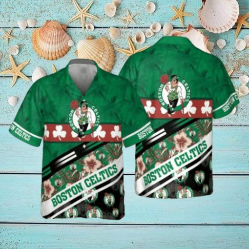 Boston Celtics Tree Hawaii Pattern Cute Print Hawaiian Set