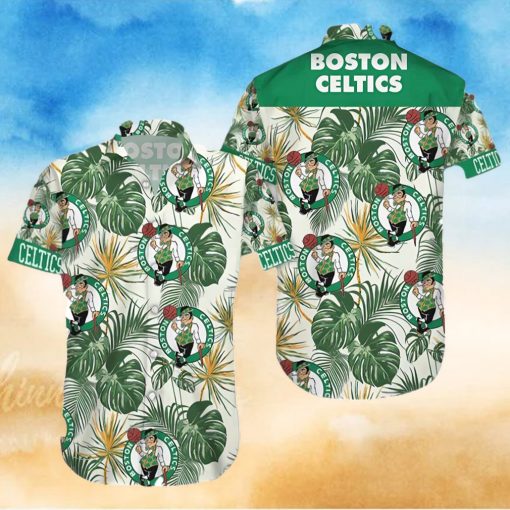 Boston Celtics Tropical Hawaiian Shirt