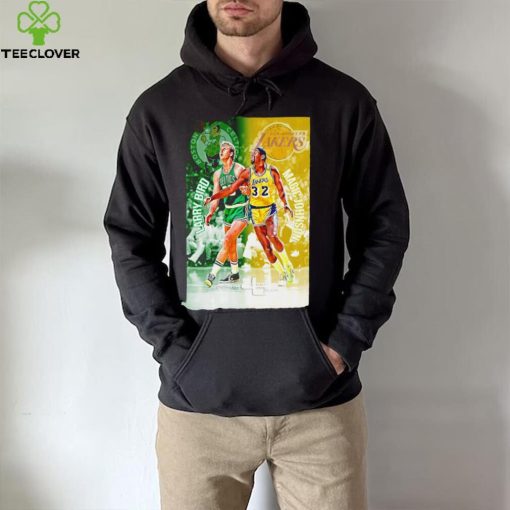 Boston Celtics Vs Los Angeles Lakers Larry Bird and Magic Johnson shirt