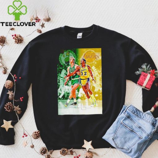 Boston Celtics Vs Los Angeles Lakers Larry Bird and Magic Johnson shirt