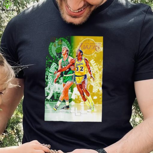 Boston Celtics Vs Los Angeles Lakers Larry Bird and Magic Johnson shirt