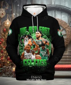 Boston Celtics We Rep Fast Black Signatures Jogger Hoodie Sweathoodie, sweater, longsleeve, shirt v-neck, t-shirt 3D