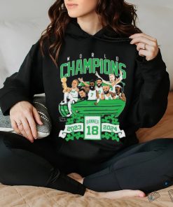 Boston Celtics World Champions Banner 18 2023 2024 hoodie, sweater, longsleeve, shirt v-neck, t-shirt