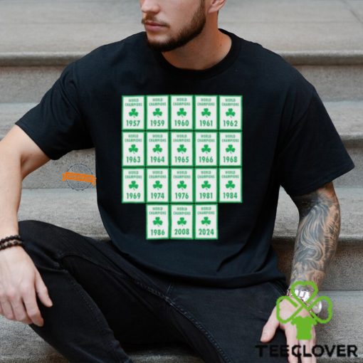 Boston Celtics World Champs Banner 18 2024 Shirts