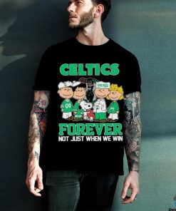 Boston Celtics X Peanuts Characters Forever Not Just When We Win Shirt