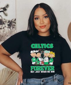 Boston Celtics X Peanuts Characters Forever Not Just When We Win Shirt